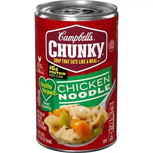 (4 pack) Chunky Soup, to Serve Healthy Request Chicken Noodle Soup, 18.6 oz Can - Picture 1 of 10