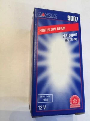 Сменная галогенная лампа дальнего/ближнего света Wagner 9007. ТИП HB5. ЗАМЕНЯЕТ 9007 - Изображение 1 из 2
