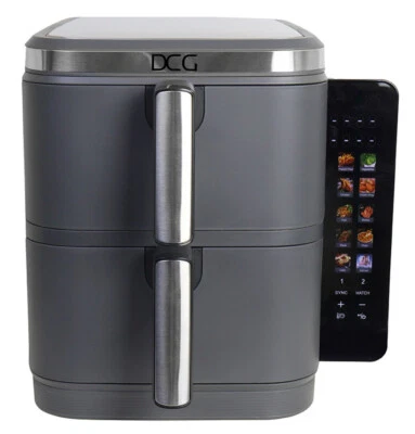 FRIGGITRICE AD ARIA DCG FR4612D 11 LITRI 2 CESTELLI DA 5,5 LITRI 2800W AIRFRYER - Immagine 1 di 2