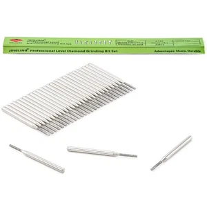 30 brocas de diamante de 1,5 mm para herramientas lapidarias de joyería Dremel para vidrio de roca - Imagen 1 de 13