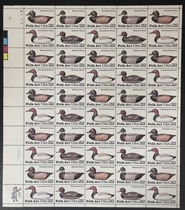 Scott #2138-41, 22c Duck Decoys, Mint sheet of 50, MNH - Picture 1 of 1