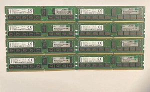 256 GB (8x32GB) DDR4 Server RAM - Kingston HP24D4R7D4HAI-32 - HP 809083-091 - Bild 1 von 1