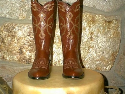 ¡¡REBAJADO!! Botas de Vaquero Para Mujer Vintage Hechas a Mano SIN USAR - Ríos de Mercedes; Talla 7B Foto 1 de 4