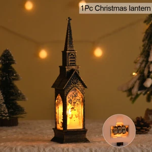 LED Christmas Lantern Snowman, Fairy, Santa Claus Ornament Home Decoration Gift - Picture 1 of 10