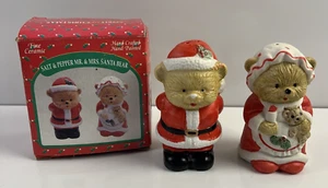 Sal y Pimienta Mr. and Mrs. Santa Bear Shakers 3.75 pulgadas vacaciones de Navidad - Imagen 1 de 10