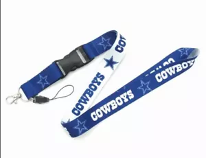 Dallas Cowboys Keychain Lanyard NFL Football Apparell Fast Shipping - Picture 1 of 1