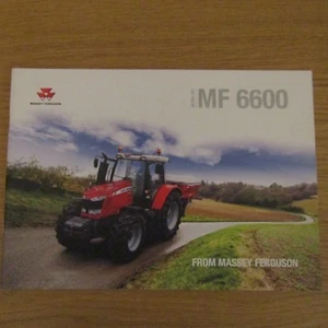 MASSEY FERGUSON MF6600 MF 6600 Series English Tractor Brochure 2013 - Picture 1 of 1