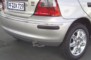 Sumex Richter Car Front & Back Bumper Scratch Protection Guards (2 Pcs) - Black - Picture 1 of 2