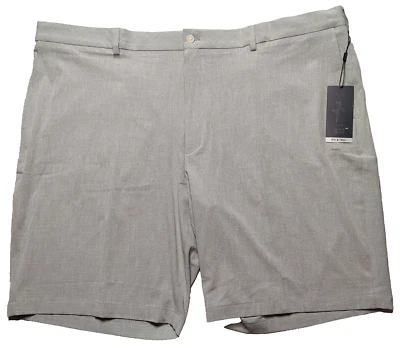 Pantalones Cortos WALTER HAGEN 11 Majors Hombres Grandes y Altos 48 Gris Texturizado Rejilla 11" NUEVO Foto 1 de 4