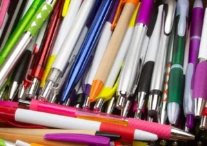 1000 Stck. 20 Pfund Verschiedene Qualität Leere Kunststoff Druckstifte in Schwarz Tinte - Bild 1 von 5