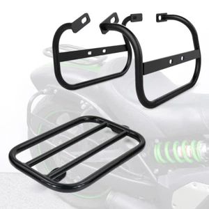 Rear Rack Saddlebag Rack Set Mount Fit For Kawasaki VULCAN S 2015-2024 - Foto 1 di 14