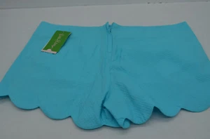 NWT Lilly Pulitzer Patty short Scalloped shorely blue Sz 6 new with tags - Picture 1 of 2