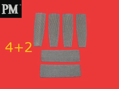 6 x Schnallenschutz für Akkordeon Gurte / 6 x accordion strap buckles protection