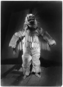 !GRUSELIG! Maske & Fell Foto SKINWALKER Krieg Gott Ureinwohner Amerikas Navajo Hamasilah LQQK - Bild 1 von 2