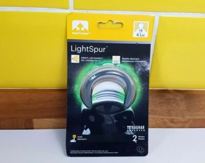 Luz LED para zapatos Nathan LightSpur - Gris Visibilidad Correr Correr Correr Deportes Pie Foto 1 de 4