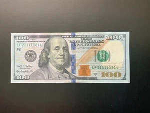 2009A $100 DOLLAR BILL LF21111121L BINARY (1,2) - Picture 1 of 4