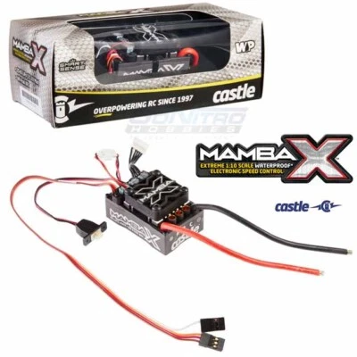 Castle Creations Mamba X 1/10 Sensored 25.2V Waterproof ESC / Speed Controller - Image 1 of 4