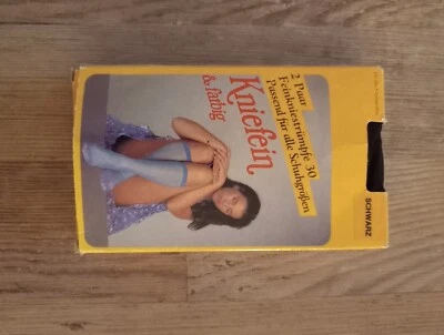 2 Paar Fein-Kniestrümpfe One Size v. Lidl Schwarz 30 den Kniefein Neu - Bild 1 von 2