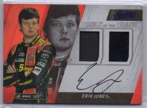 2017 Panini Absolute Tools Trade #TTDS-EJ, ERIK JONES Auto Dual Race Used /40 - Picture 1 of 2