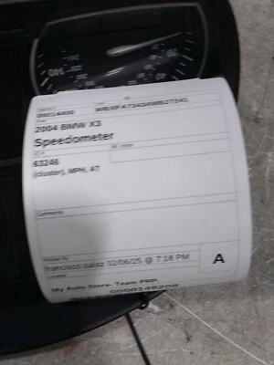 Medidor de velocímetro usado se adapta a: BMW X3 2004 clúster MPH AT grado A Foto 1 de 4