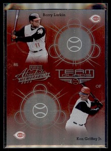 Ken Griffey Jr. Barry Larkin Sean Casey Adam Dunn 2002 Playoff Absolute