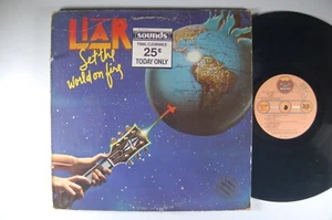 LIAR Set The World on Fire METAL Promo LP BEARSVILLE Orig. Inner Sleeve - Picture 1 of 4
