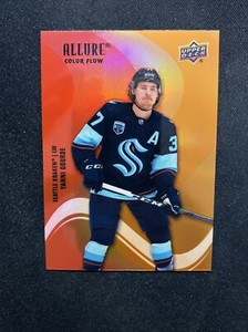 22-23 UD Allure Hockey Color Flow Red-Orange SF-60 Yanni Gourde