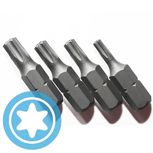 Torx Bits Aufnahme T10 T15 T20 T25 30 T40 Bitsatz TX Bit Schraubendreher Set - Bild 1 von 3