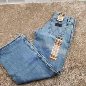 Wrangler Classic Boot Fit Boys Blue Jeans Size 10 HUSKY - Picture 1 of 10