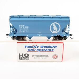 Pacific Western Rail Systems HO Great Northern ACF 2-Bay Covered Hopper 1058C