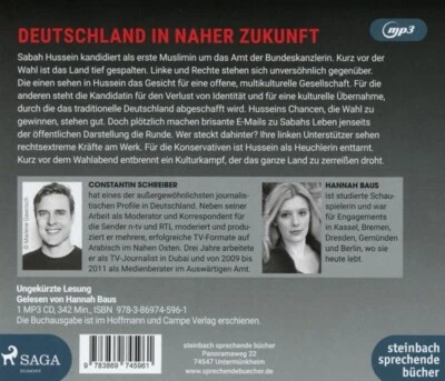 DIE KANDIDATIN - BAUS,HANNAH   MP3 CD NEW - Image 1 of 2