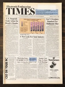 Electronic Engineering Times - 1987 5., 12., 19., 26. Januar - 4 Stück - Bild 1 von 4