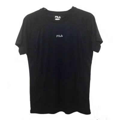 Fila Mens Training Crew Neck Short Sleeve T-Shirt Gym Fitness Sports Tee Top - Image 1 of 4