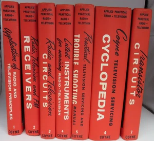 Coyne Applied Practical Radio And Television Manual Set 1-7 Volumes 1961 Edition - Picture 1 of 9