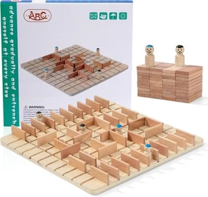 Schachspiel mit Holzbrett Spiel Schach für 2-4 Spieler Holz Brettspiel Kinder - Bild 1 von 7