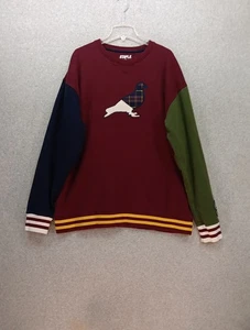 Staple Pigeon Sweatshirt Crew Neck Mens 3XL Color Block Embroidered Pigeon 97 - Picture 1 of 11