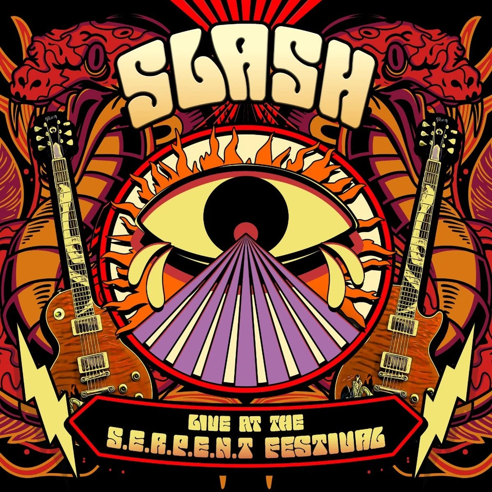 Slash Live At The S.E.R.P.E.N.T. Festival (Black Vinyl W/Gatefold) [3LP] Records - Image 1 of 2