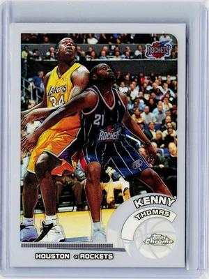 2002-03 TOPPS CHROME WHITE REFRACTOR #20 - KENNY THOMAS #ED 163/249 (WITH SHAQ) - Image 1 of 2