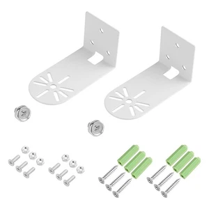 Set of 2 Metal Shelves for Security Cameras Efficient Cable Management - Zdjęcie 1 z 12