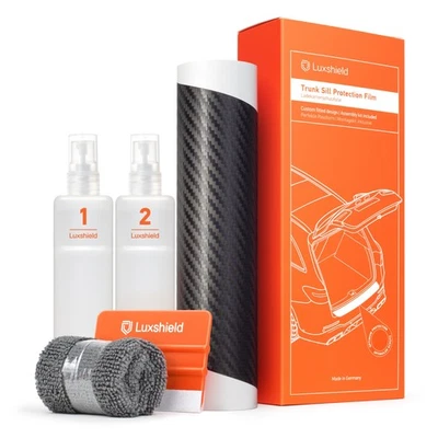 Lámina protectora de borde de carga para VW Passat Variant B8 3G óptica de carbono - Imagen 1 de 4