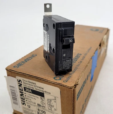 B130 Siemens 30 Amp Circuit Breaker - Next Day Option - New - Image 1 of 4