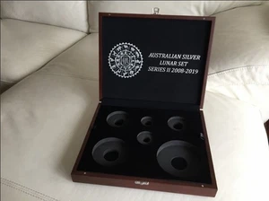 6 Coin Set Silver Lunar Series II Coin Display Box - Picture 1 of 2