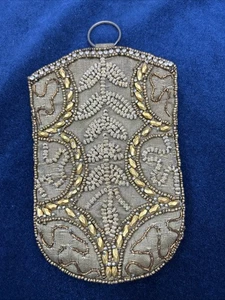 MF Creations Perlen Geldbörse Brillenetui Zigarettentasche Haken - Bild 1 von 10