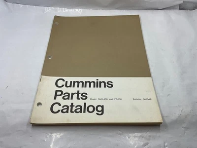 Cummins NVH-450 Vt-600 Engines Parts Catalog 966948 1965 - Image 1 of 4