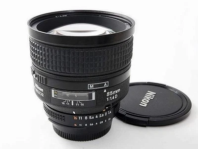 Nikon AF Nikkor 85mm F1.4 D Telephoto Prime Lens Full Frame Nikon F from Japan - Image 1 of 4