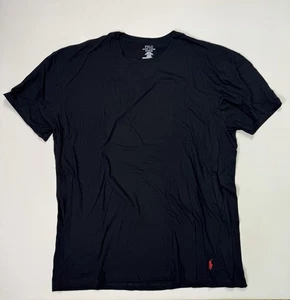 Polo Ralph Lauren Para Hombre 2XL Camiseta Negra Rojo Poni Moderno Informal Calle Clásico - Imagen 1 de 9