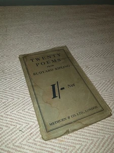 Twenty Poems from Rudyard Kipling - 1st edition Methuen 1918 - Picture 1 of 8