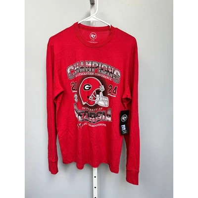 Georgia Bulldogs Champions T-Shirt Small 47 Brand SEC Football- BNWT $48 - Image 1 of 4
