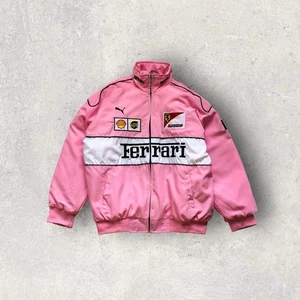 Vintage Ferrari Formula-1 Racing Jacket vodafone F1 90s Y2K race michael pink - Picture 1 of 9