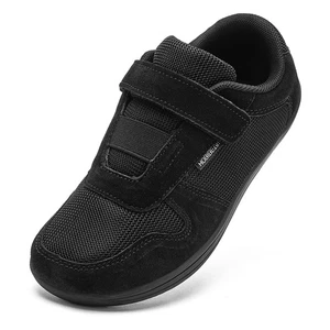 Scarpe Bambini A Piedi Nudi Larghe Ragazzi Ragazze Minimaliste Zero Drop Sneakers Nero, 6 Wi... - Foto 1 di 7